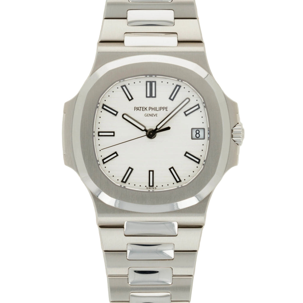 Patek Philippe Nautilus white dial for men
