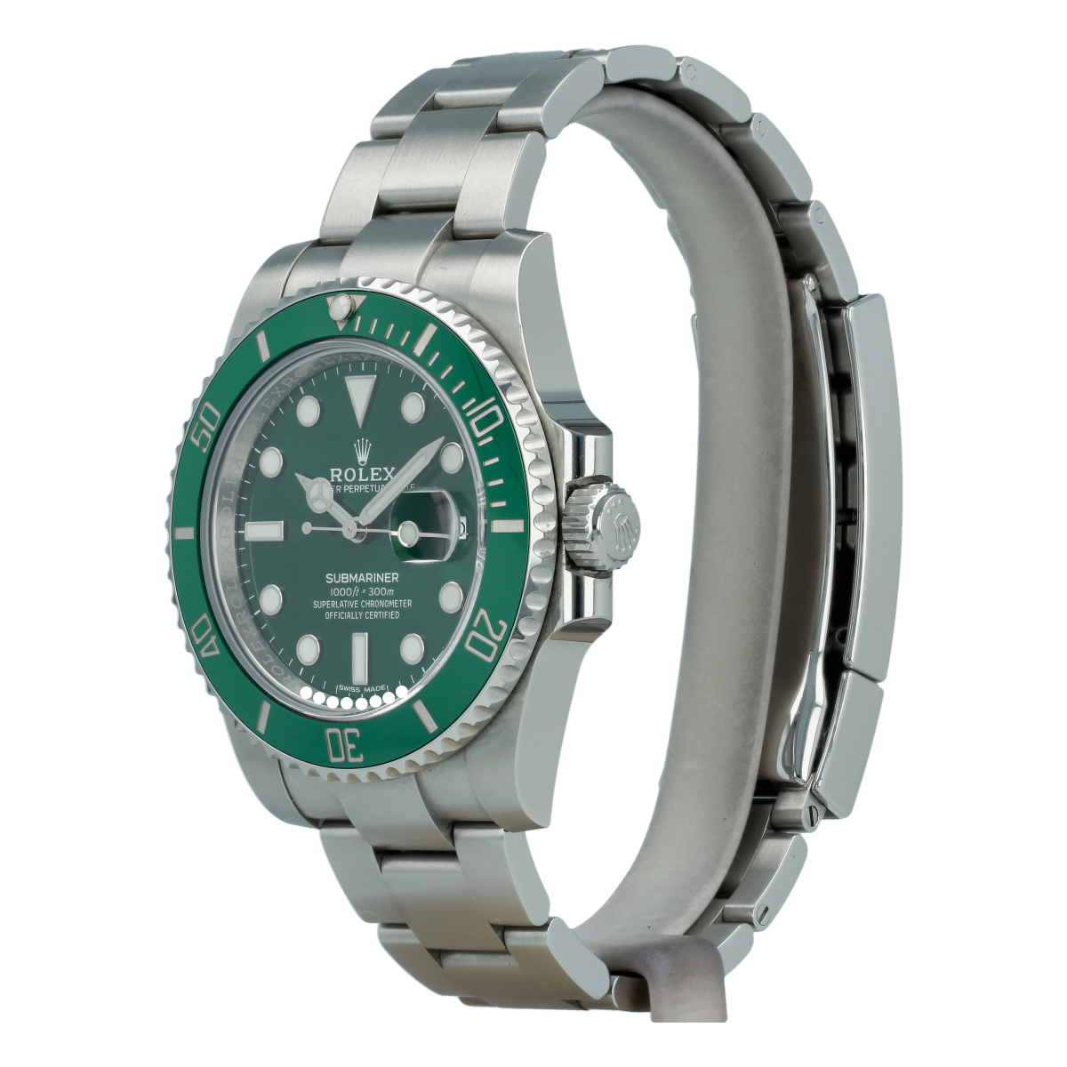 Rolex Submariner Date Green and silver