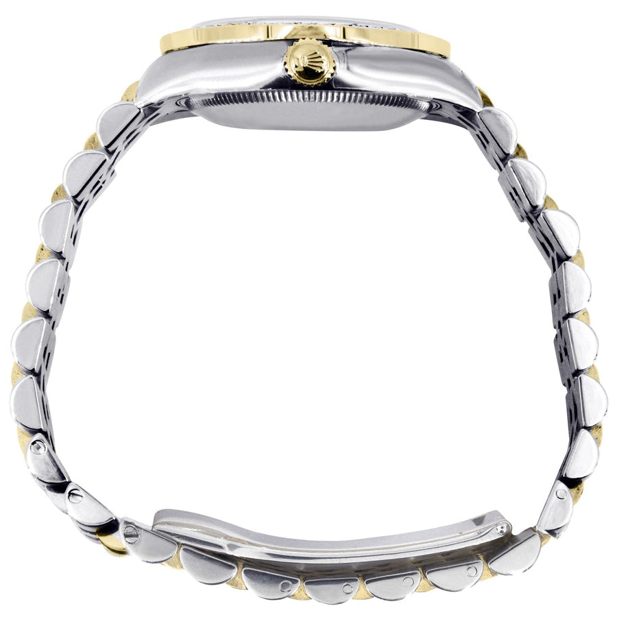 Rolex Lady-Datejust Gold, Sliver with Green dial