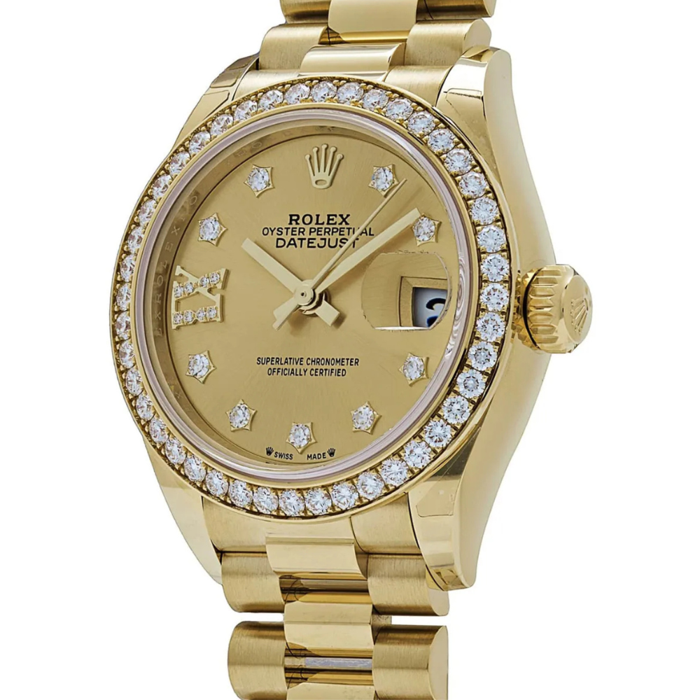 Rolex Lady-Datejust Gold with Golden dial