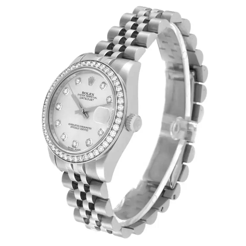 Rolex Lady-Datejust Sliver with White dial