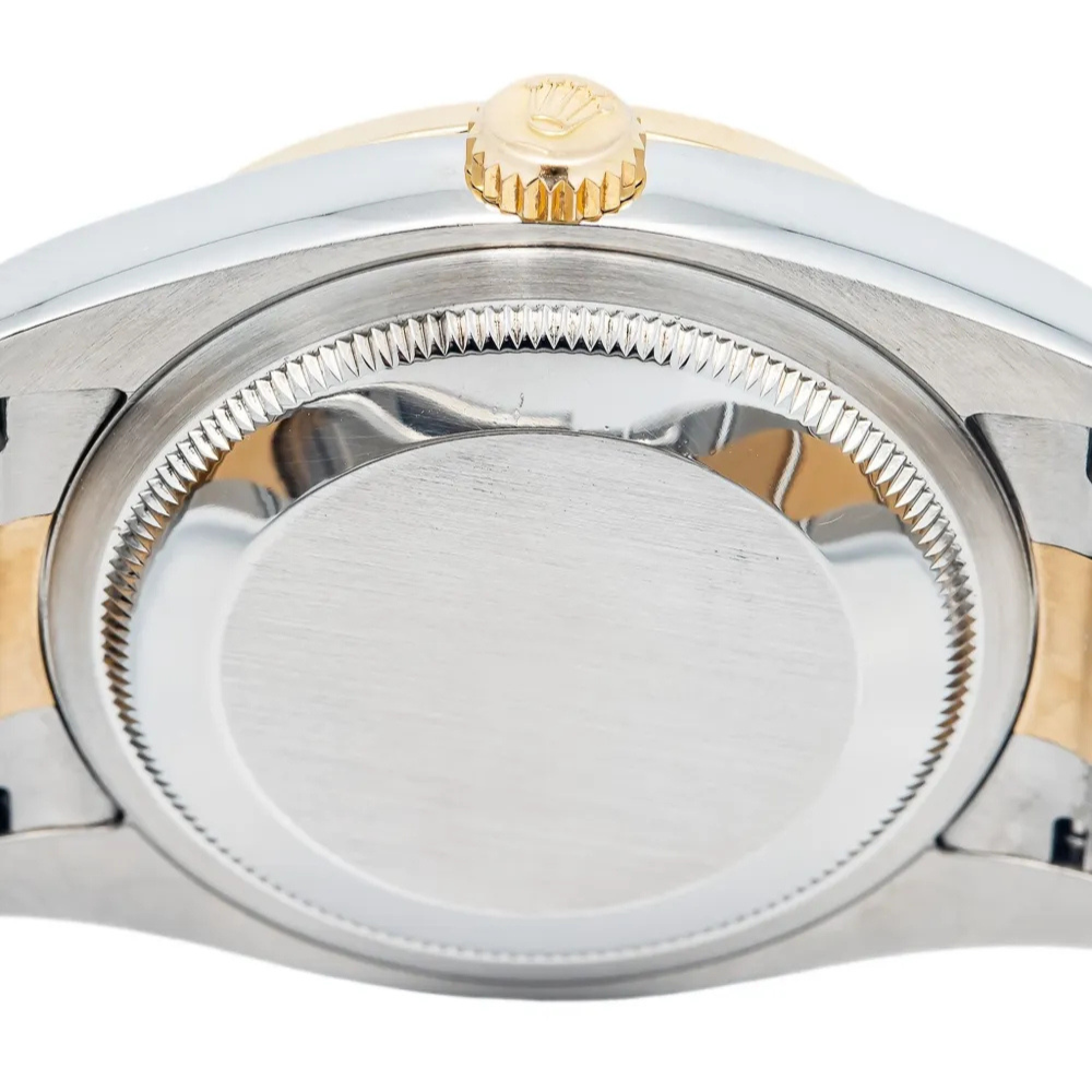 Rolex Lady-Datejust Gold, Sliver with Black dial