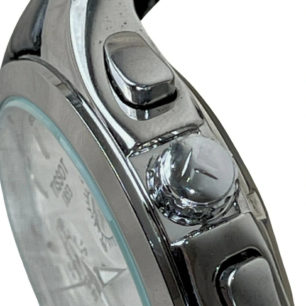 Tissot Analog White Dial Black Leather Strap