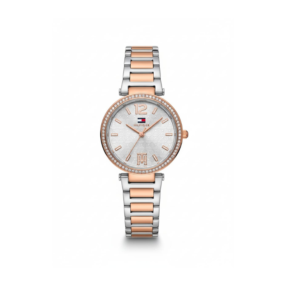 Tommy Hilfiger for women Rose Gold with White dial