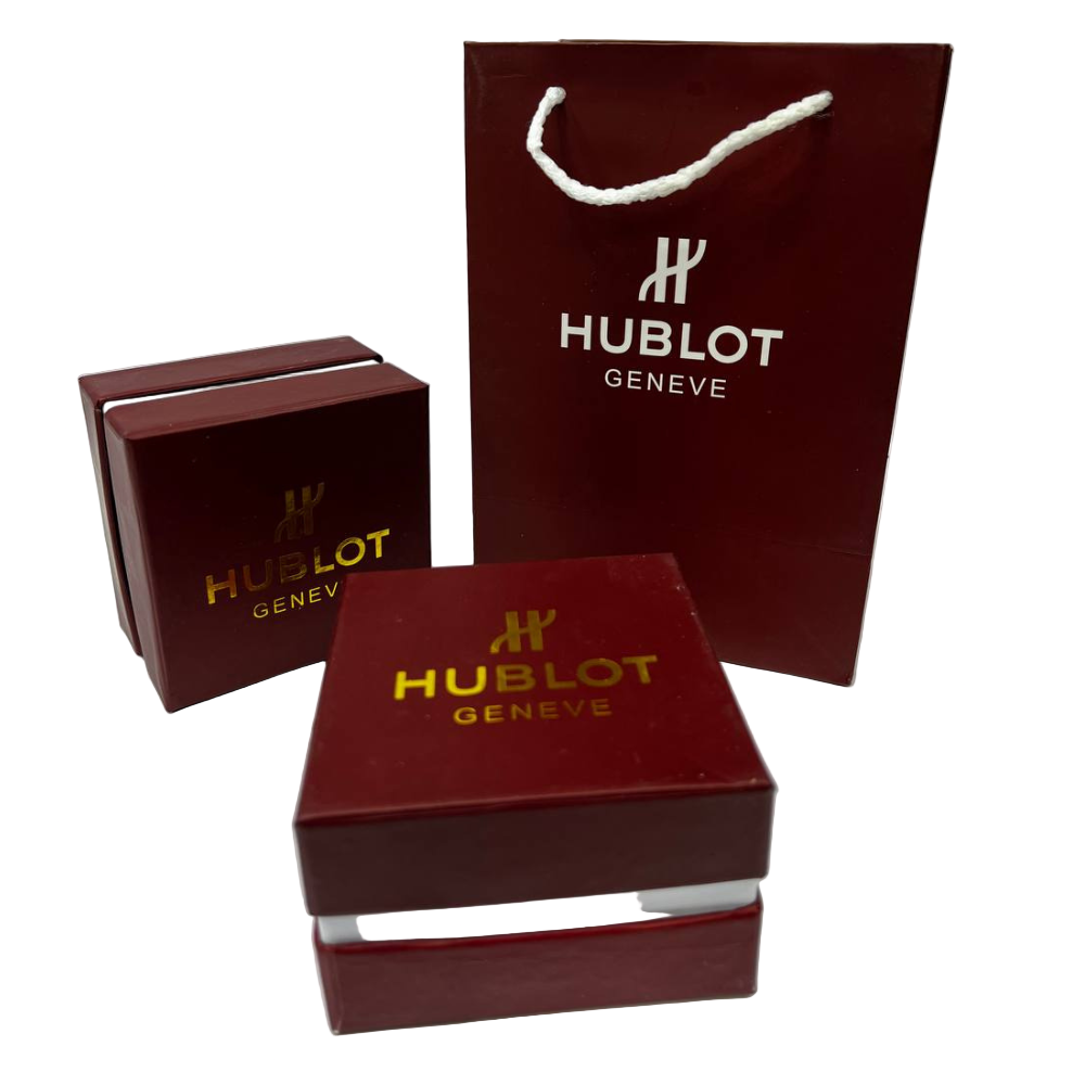 Hublot Square Bang Silver with Blue Dial