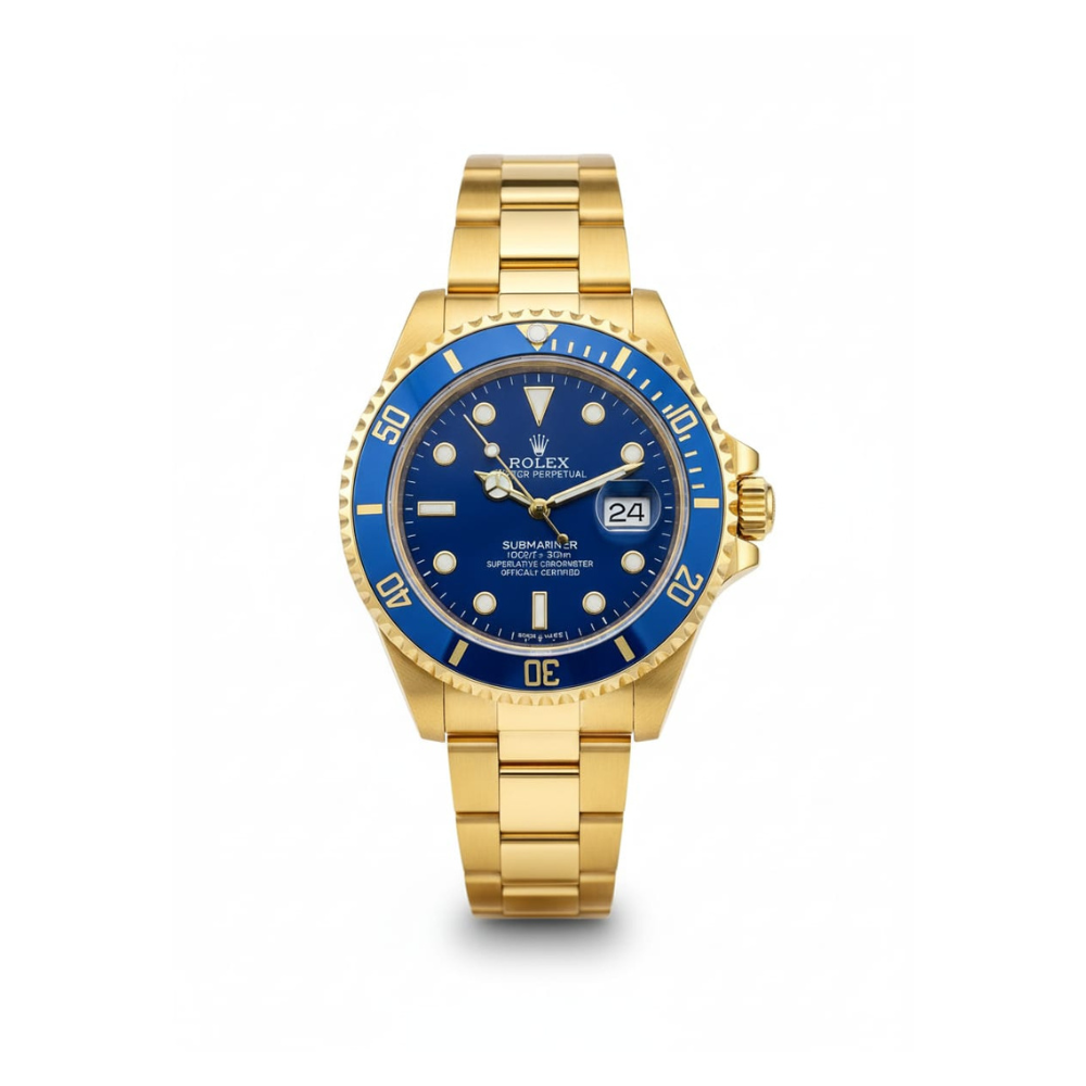 Rolex Submariner gold Blue dial