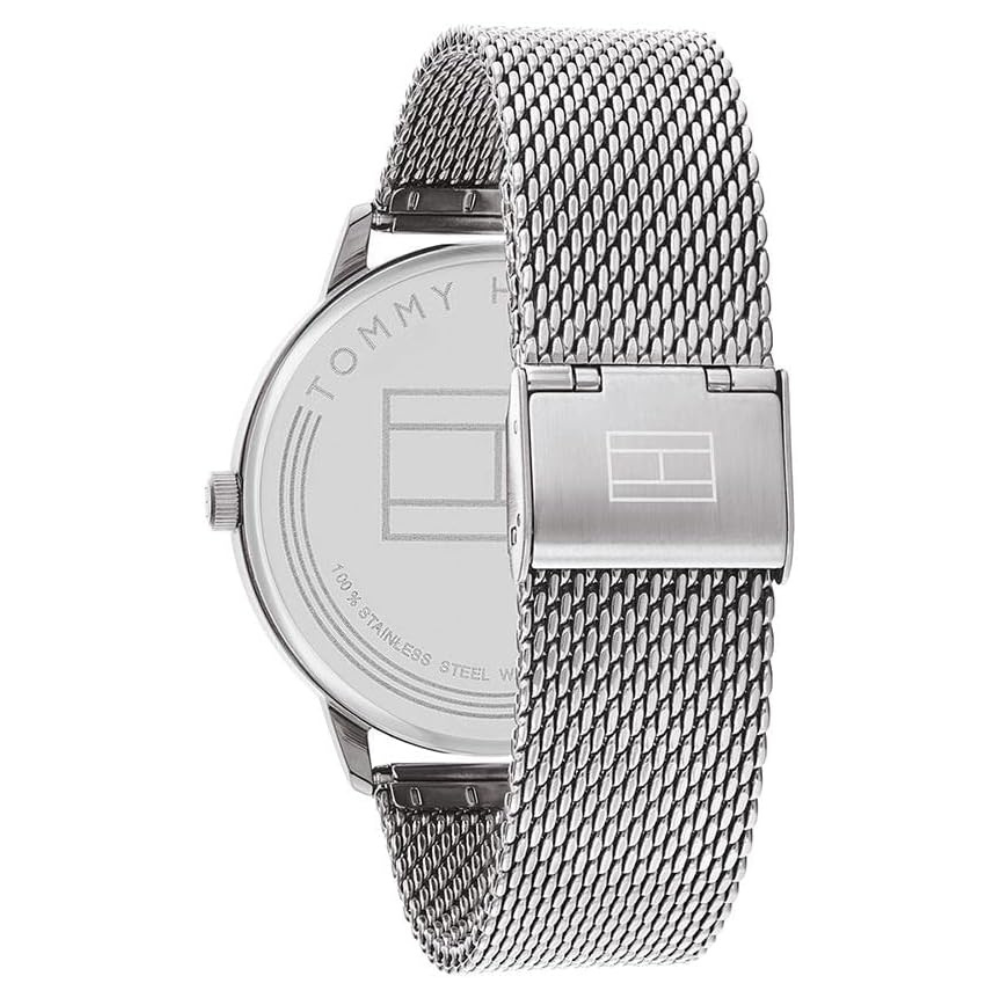 Tommy Hilfiger women's Quartz Watch with Stainless Steel Silver Strap with White dial