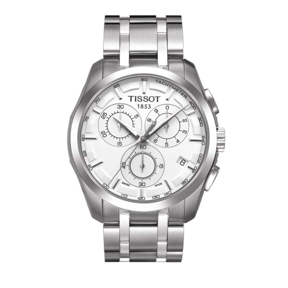Tissot Analog White Dial stainless steel Strap