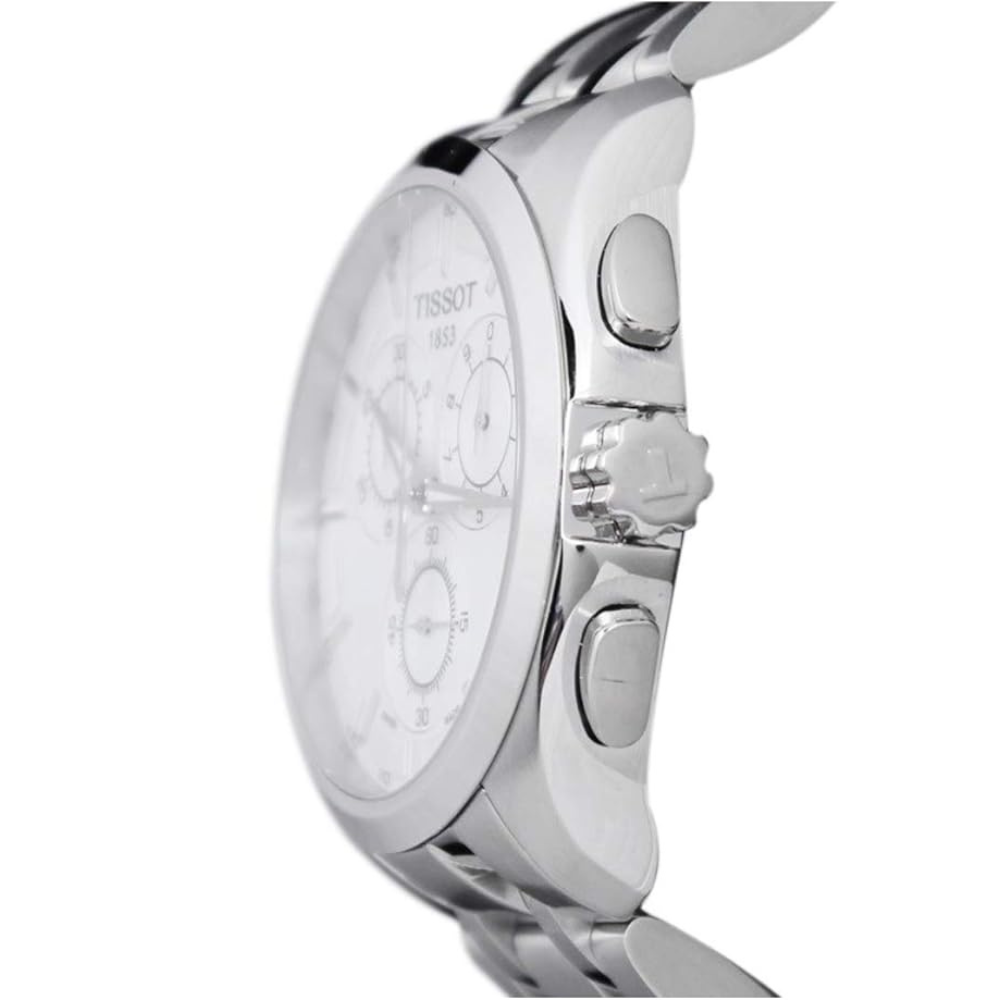 Tissot Analog White Dial stainless steel Strap