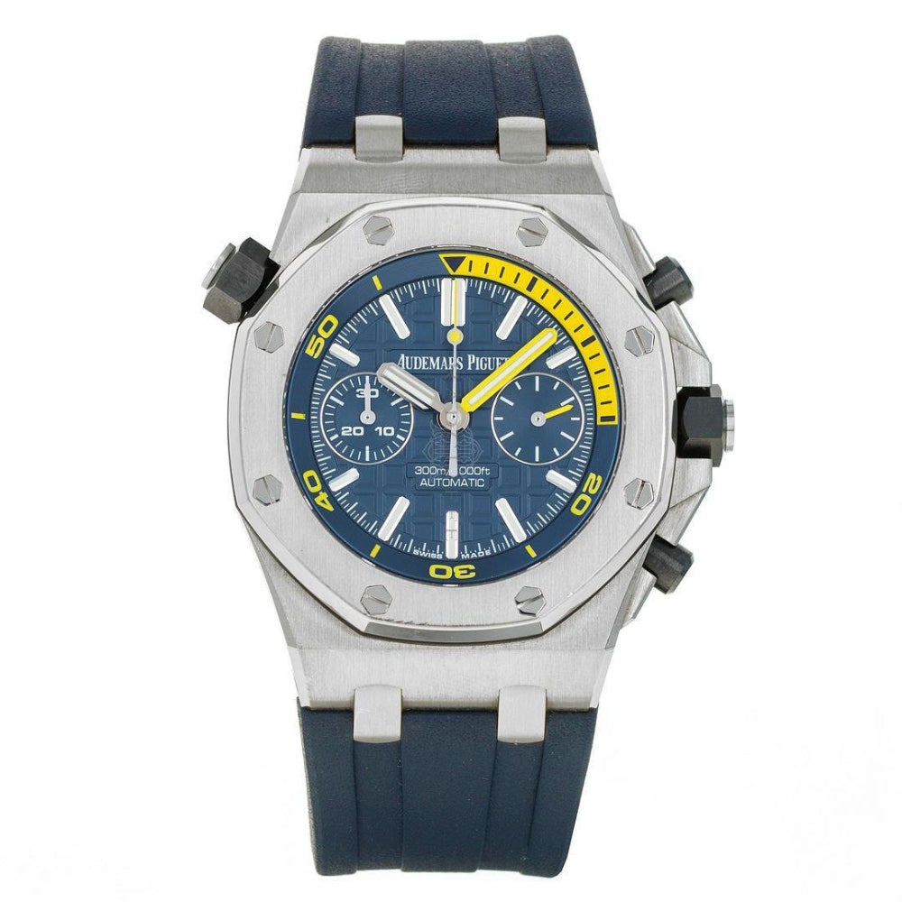 Piguet Royal Oak Offshore Diver Chronograph with Blue rubber strap