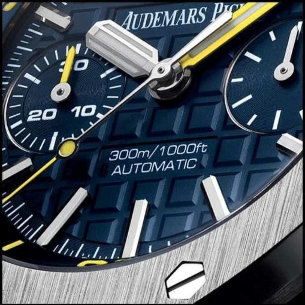 Piguet Royal Oak Offshore Diver Chronograph with Blue rubber strap