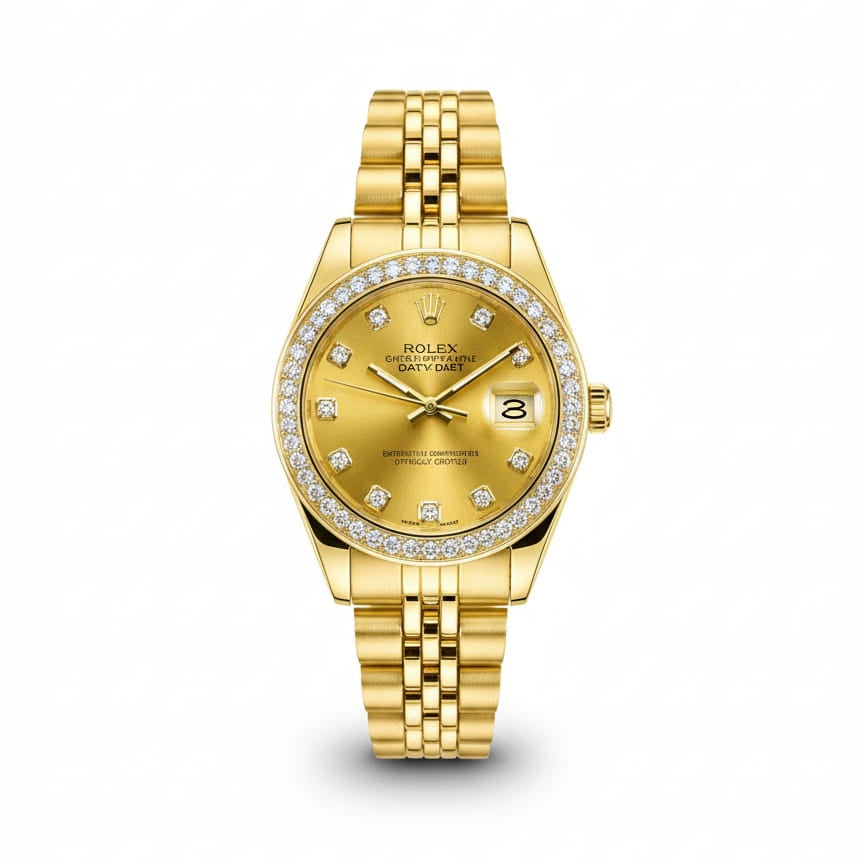 Rolex Lady-Datejust Gold with Golden dial
