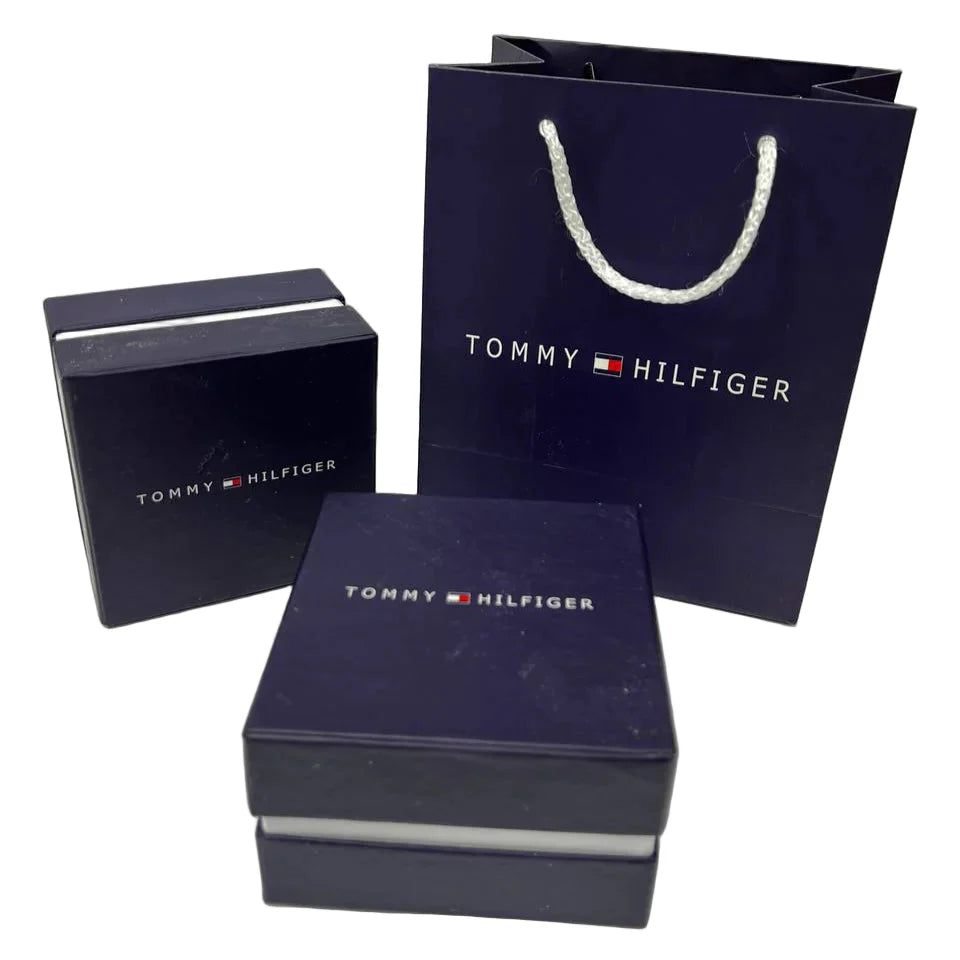 Tommy Hilfiger Men's Quartz Watch with Stainless Steel Black Strap