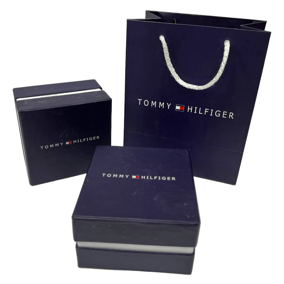 Tommy Hilfiger Crystal Bezel Rose Gold White dial for women