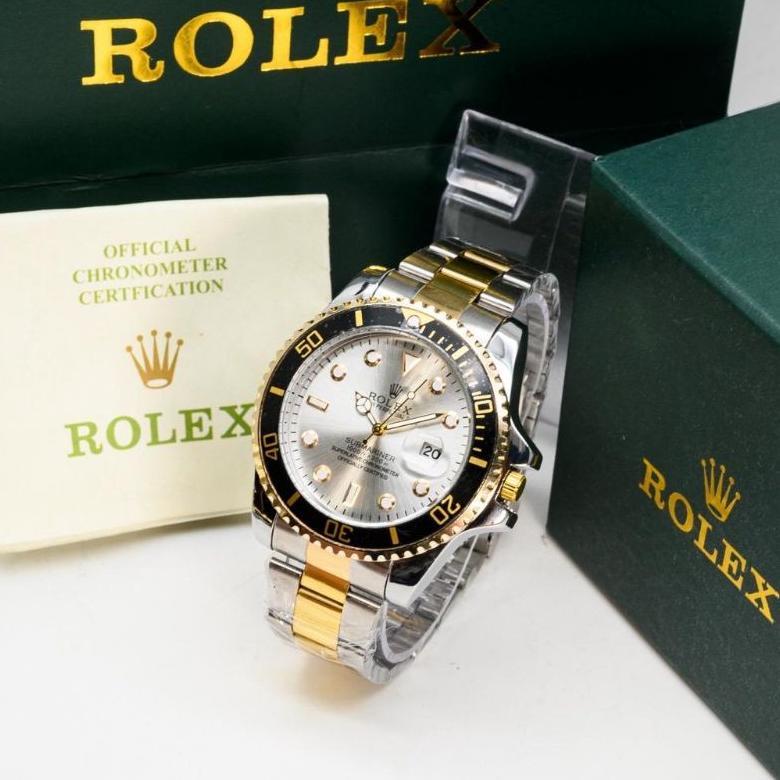 Rolex Submariner Date white and yellow gold