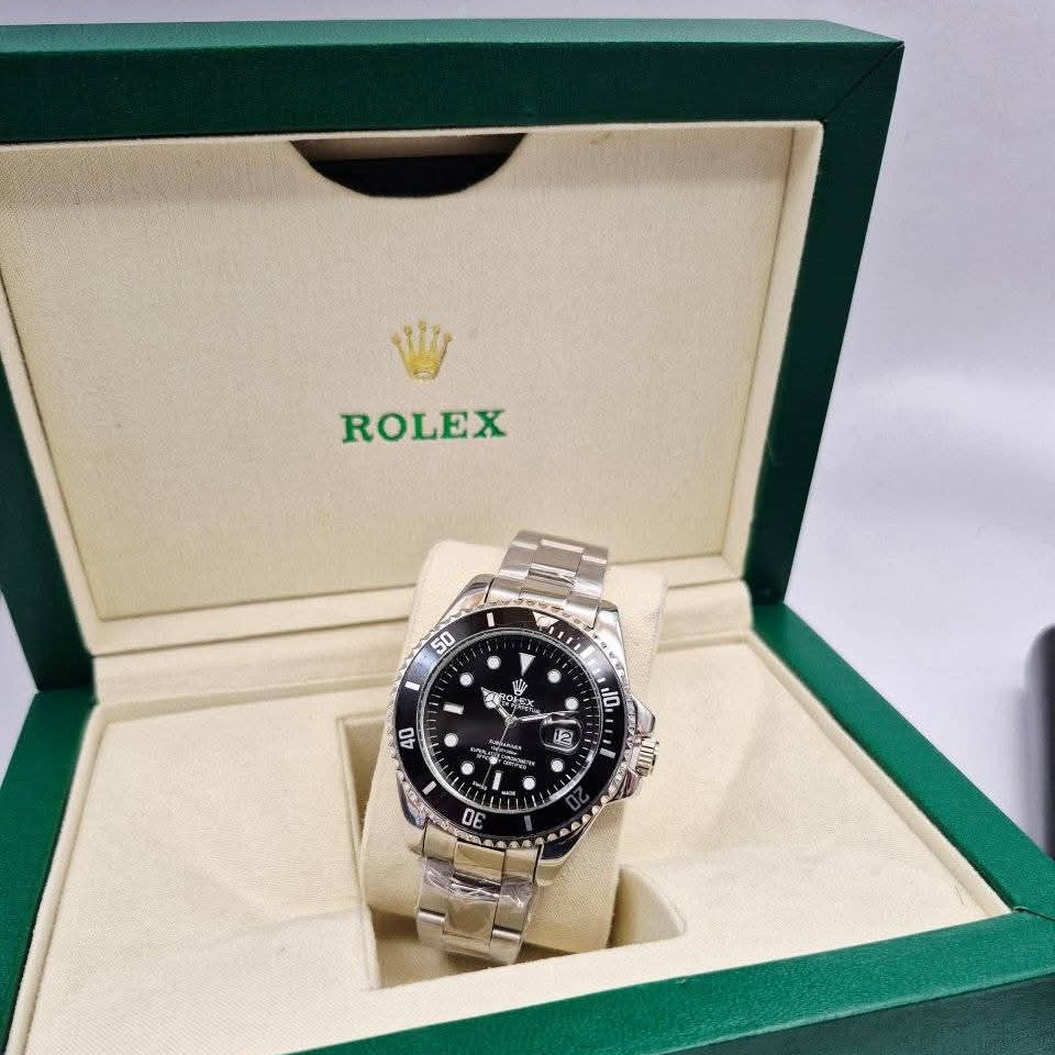 Rolex Submariner Date Black and silver