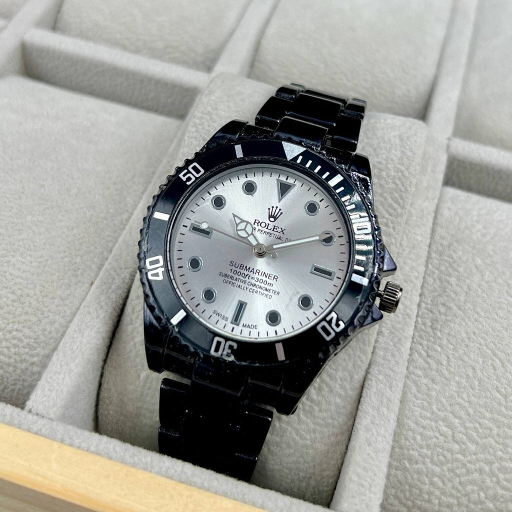 Rolex Submariner all Black White dial