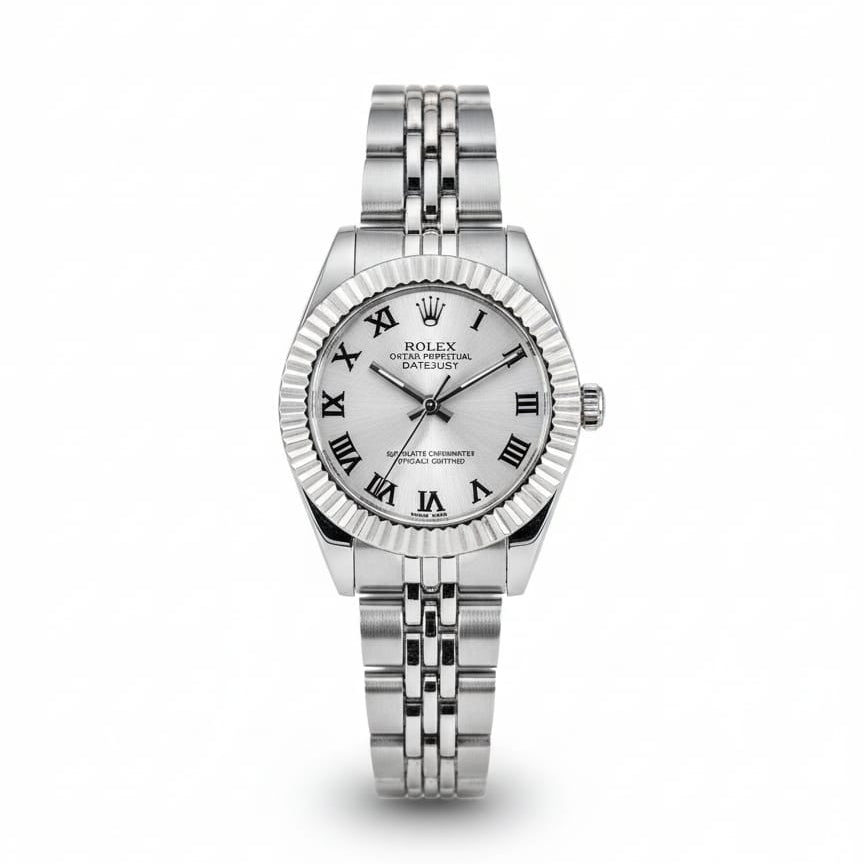 Rolex Lady-Datejust Sliver with White dial