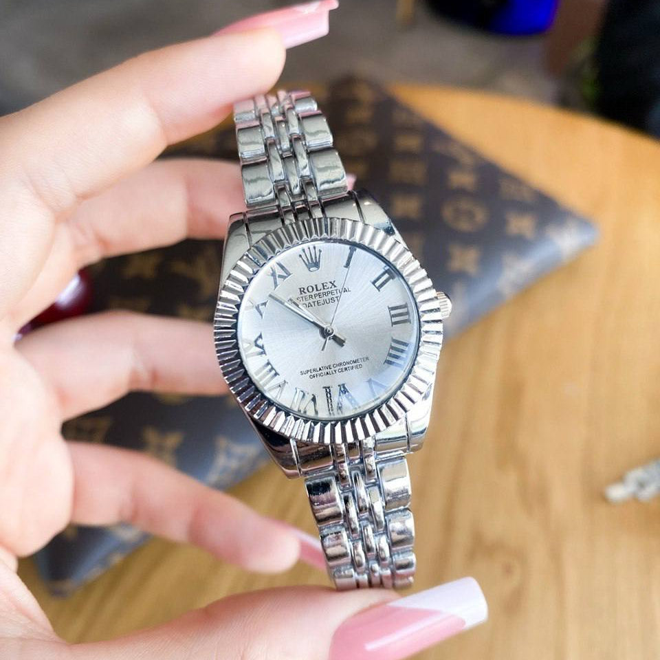 Rolex Lady-Datejust Sliver with White dial