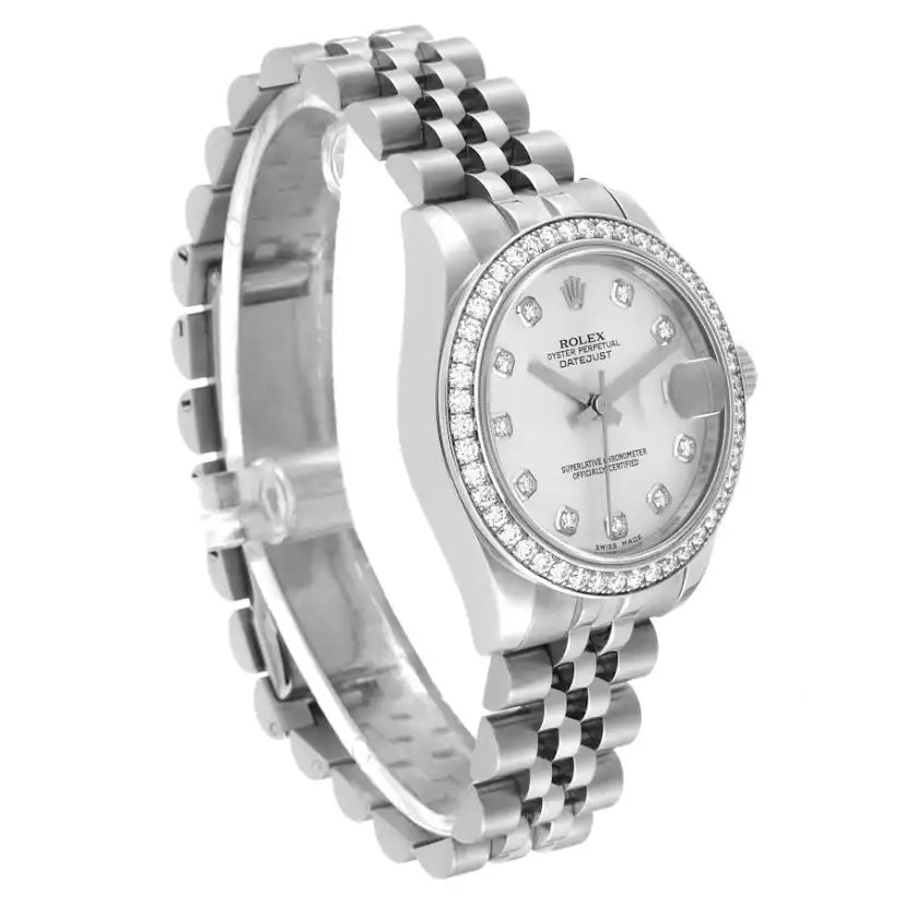 Rolex Lady-Datejust Sliver with White dial