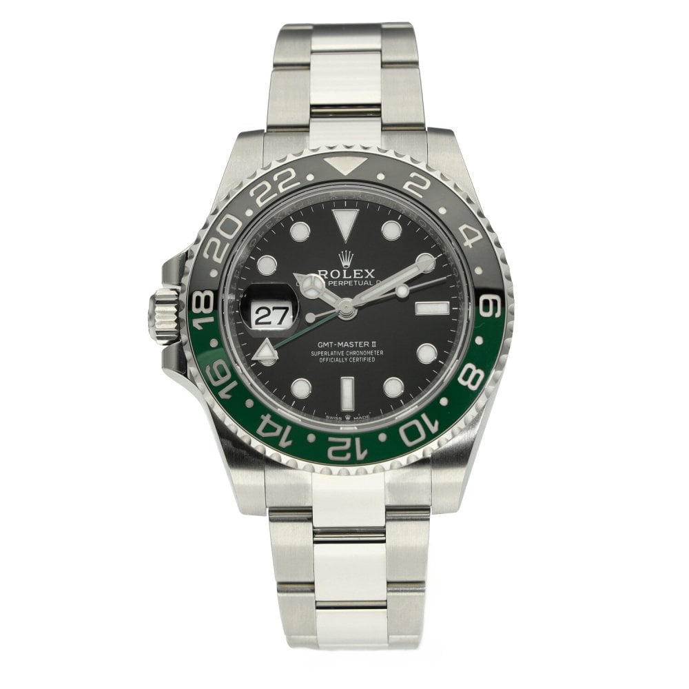 Rolex Gmt master black and Green' Black dial
