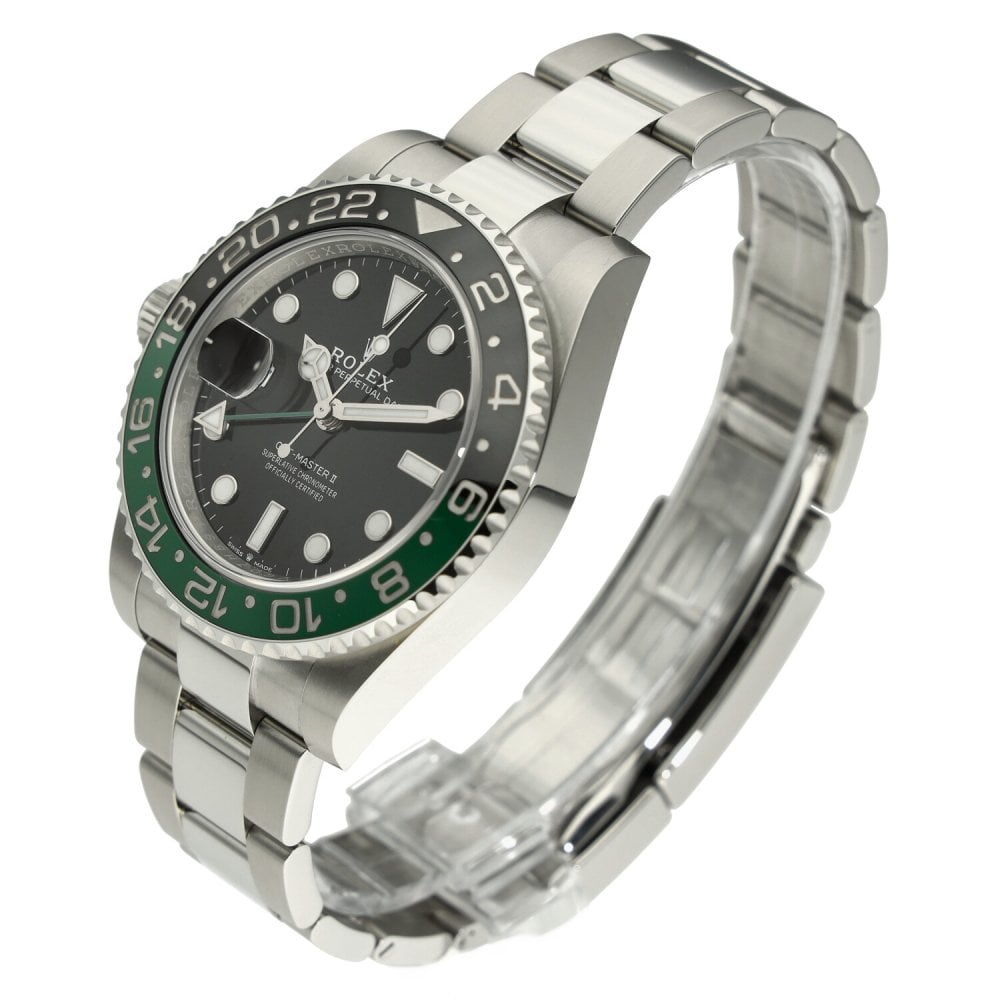Rolex Gmt master black and Green' Black dial