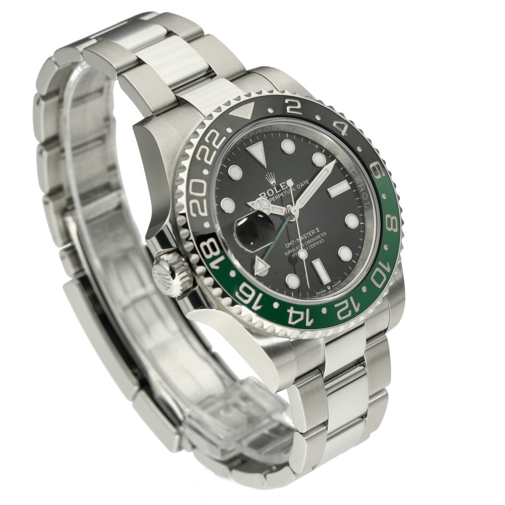 Rolex Gmt master black and Green' Black dial