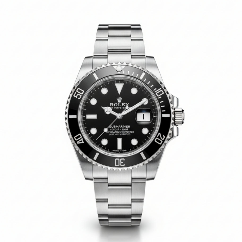 Rolex Submariner Date Black and silver