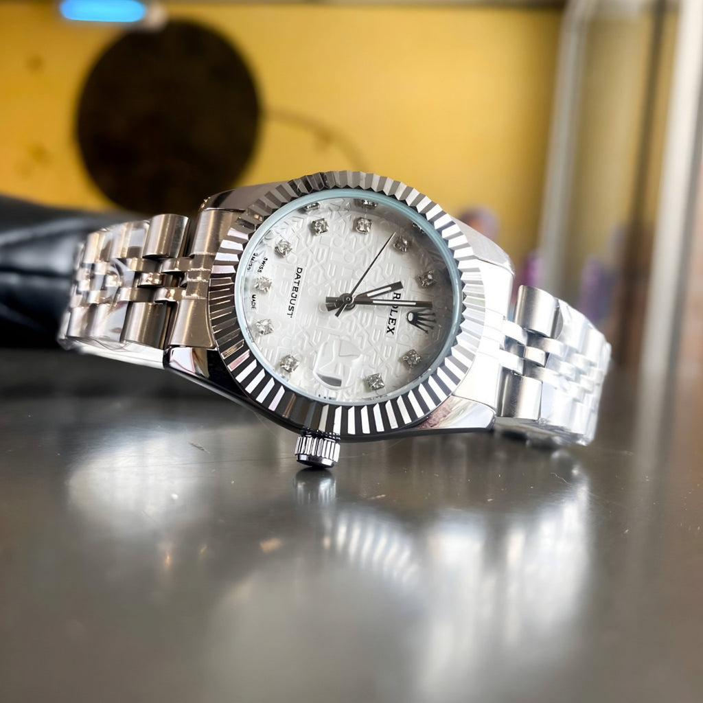 Rolex Lady-Datejust silver with white dial