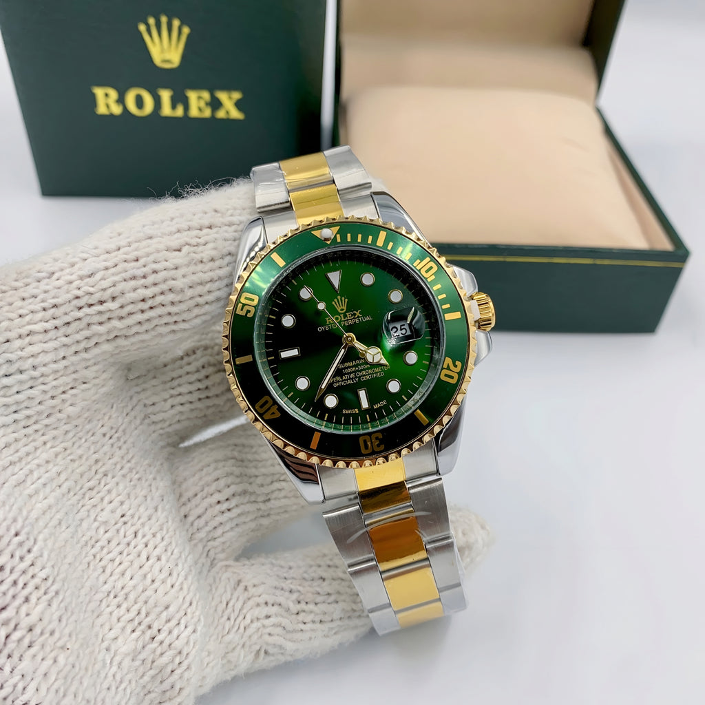 Rolex Submariner Date Green and yellow gold