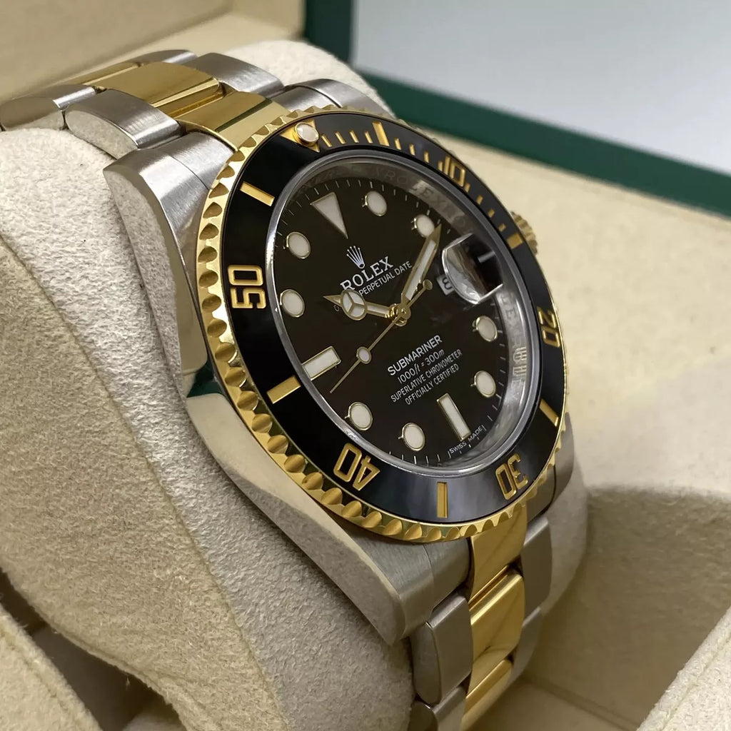 Rolex Submariner Date Black and Yellow Gold