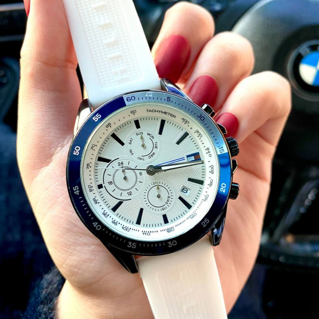Tommy Hilfiger Men's white Dial Watch
