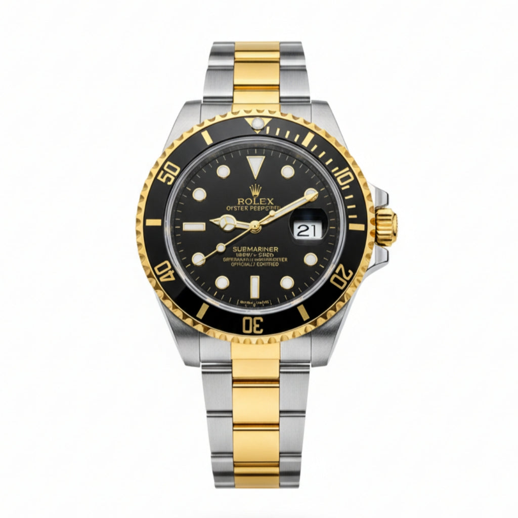 Rolex Submariner Date Black and Yellow Gold