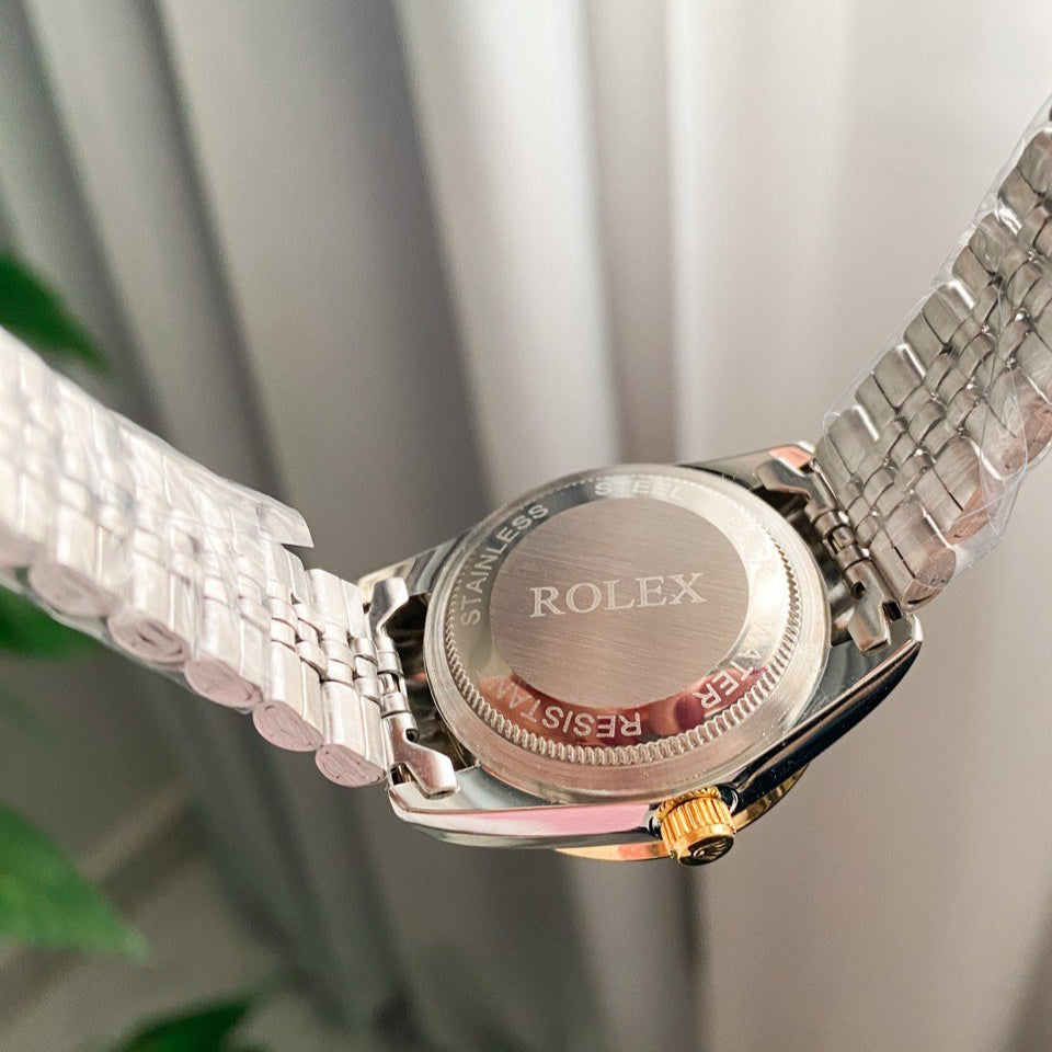 Rolex Lady-Datejust Gold, Sliver with silver dial