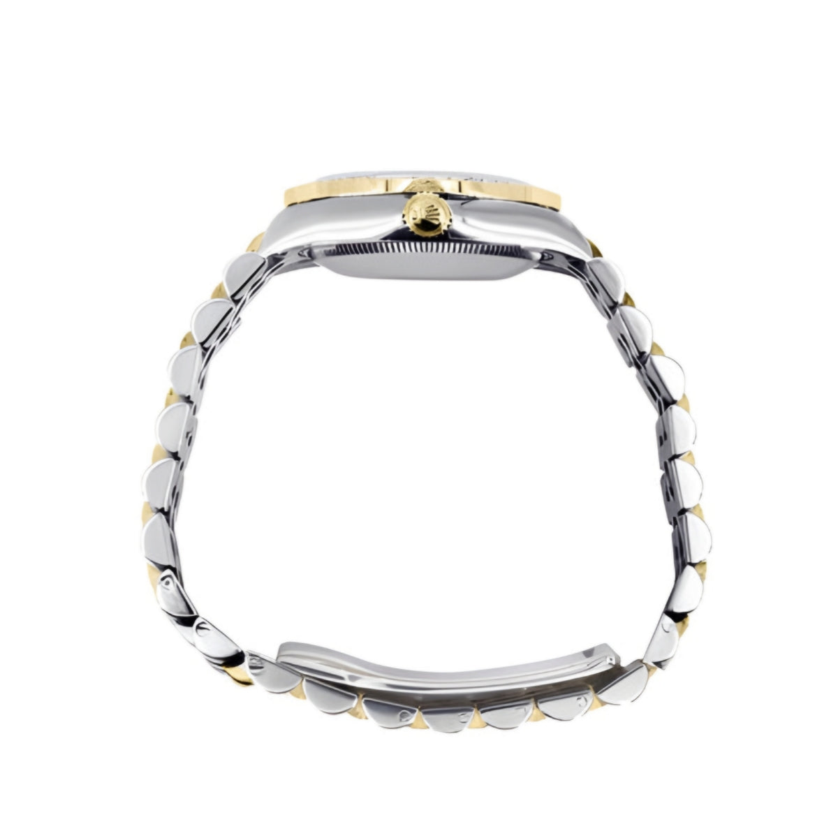 Rolex Lady-Datejust Gold, Sliver with white dial