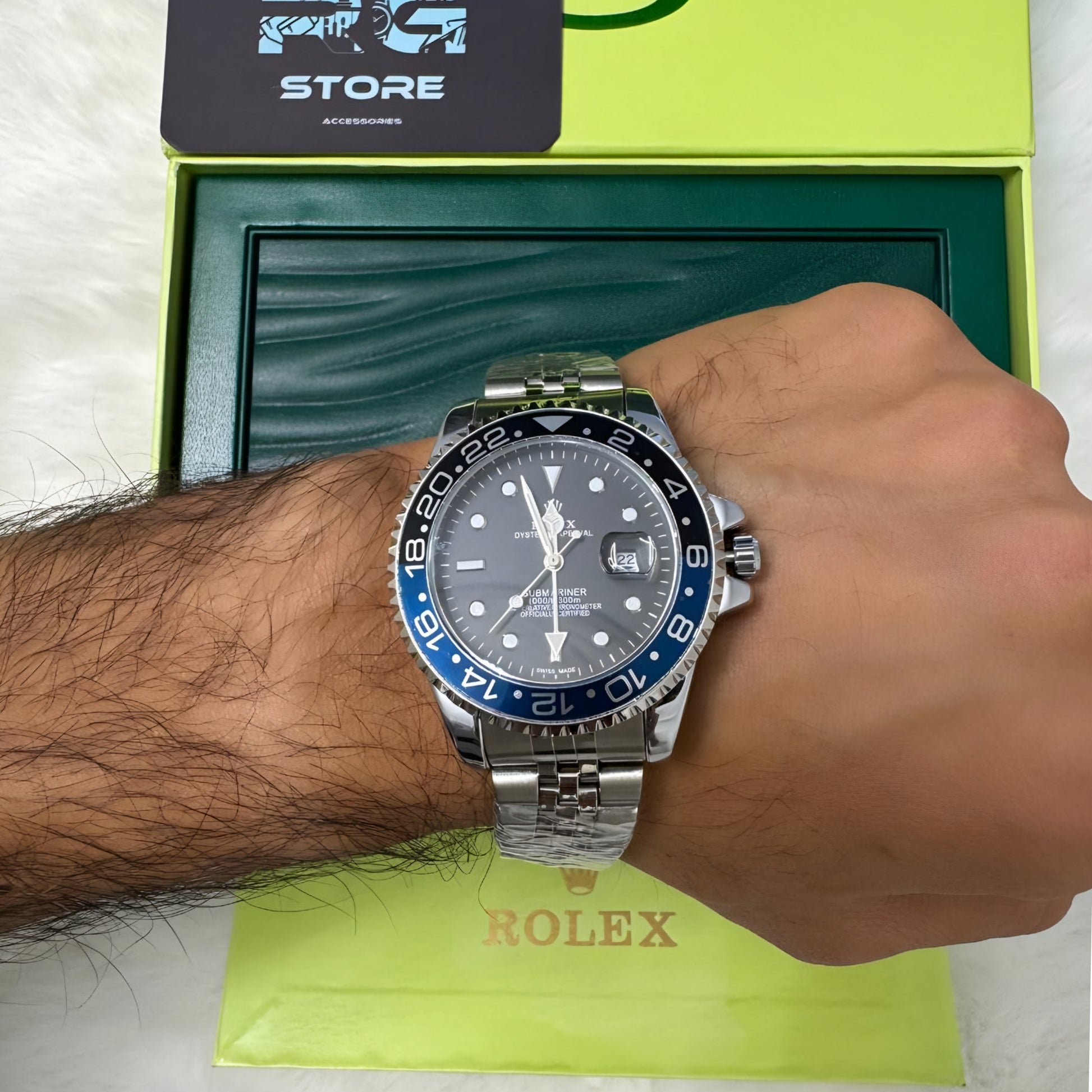 Rolex Gmt master black and blue Black dial