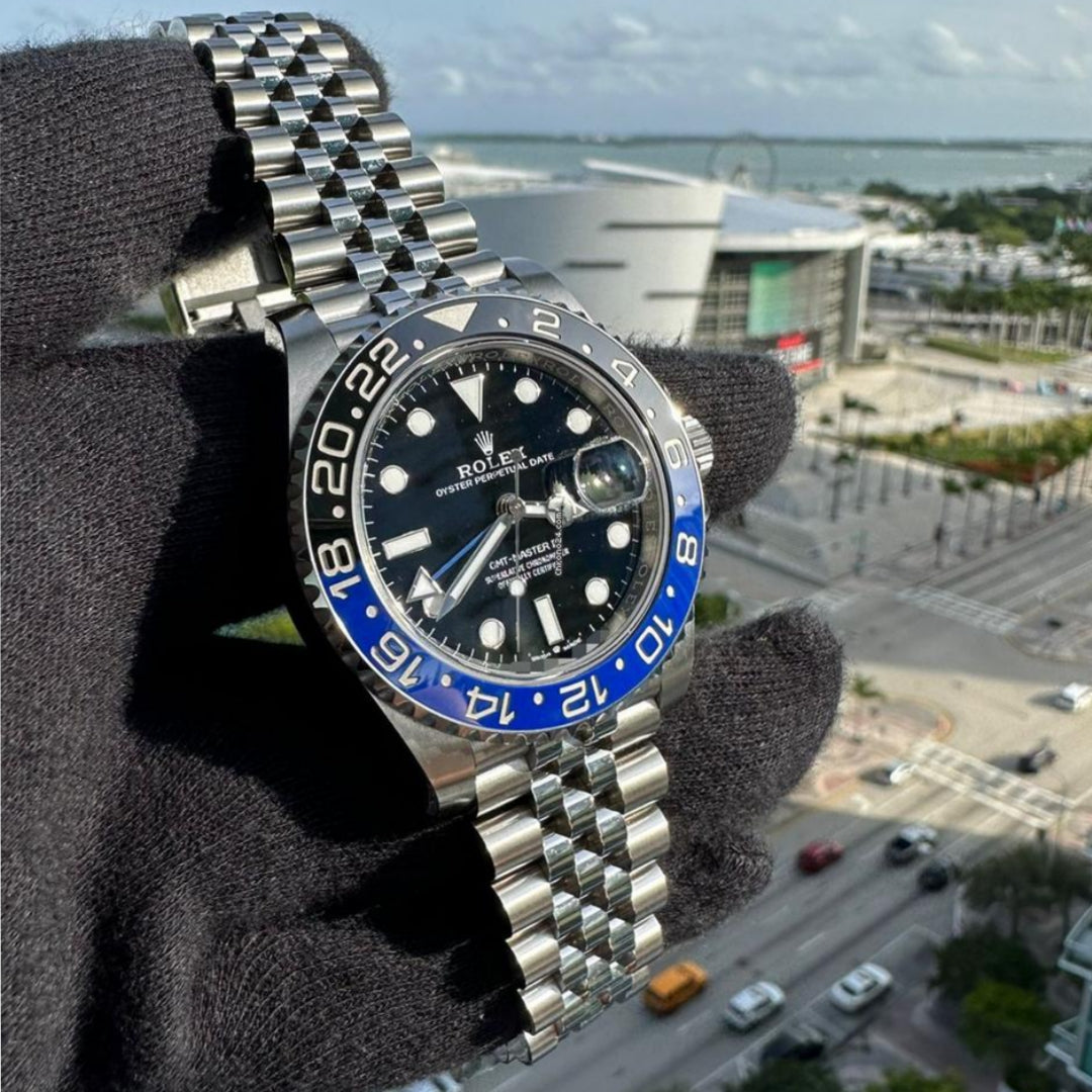Rolex Gmt master black and blue Black dial