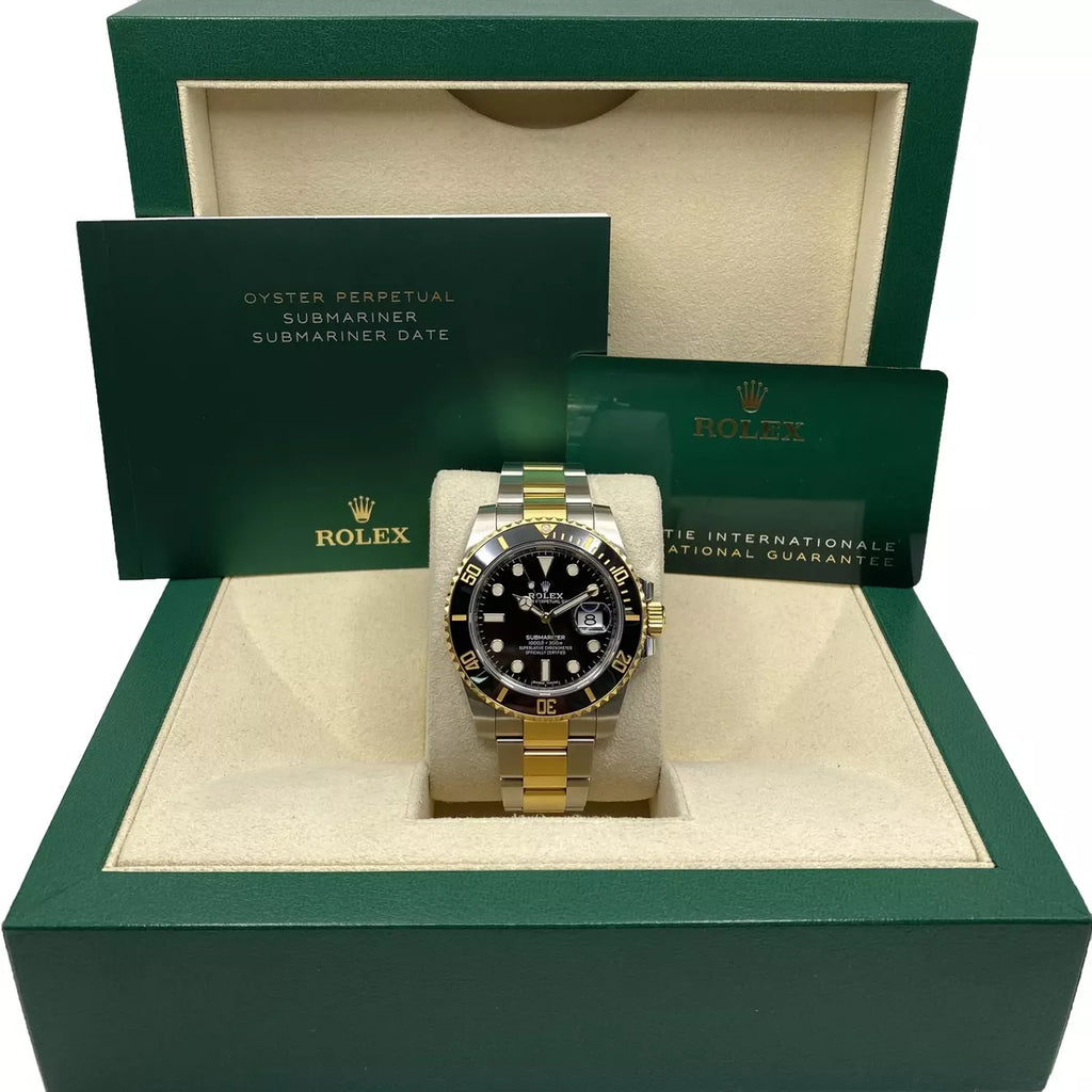 Rolex Submariner Date Black and Yellow Gold