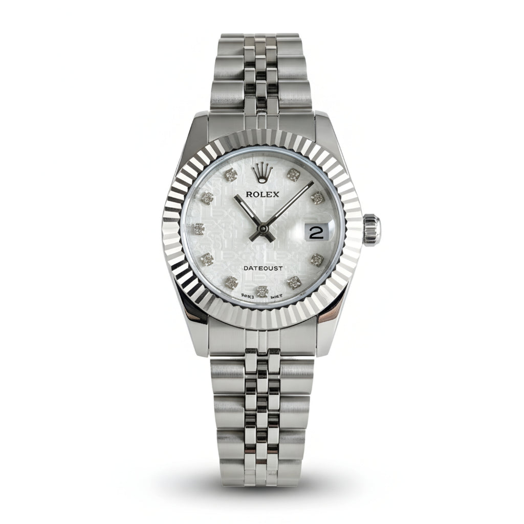 Rolex Lady-Datejust silver with white dial