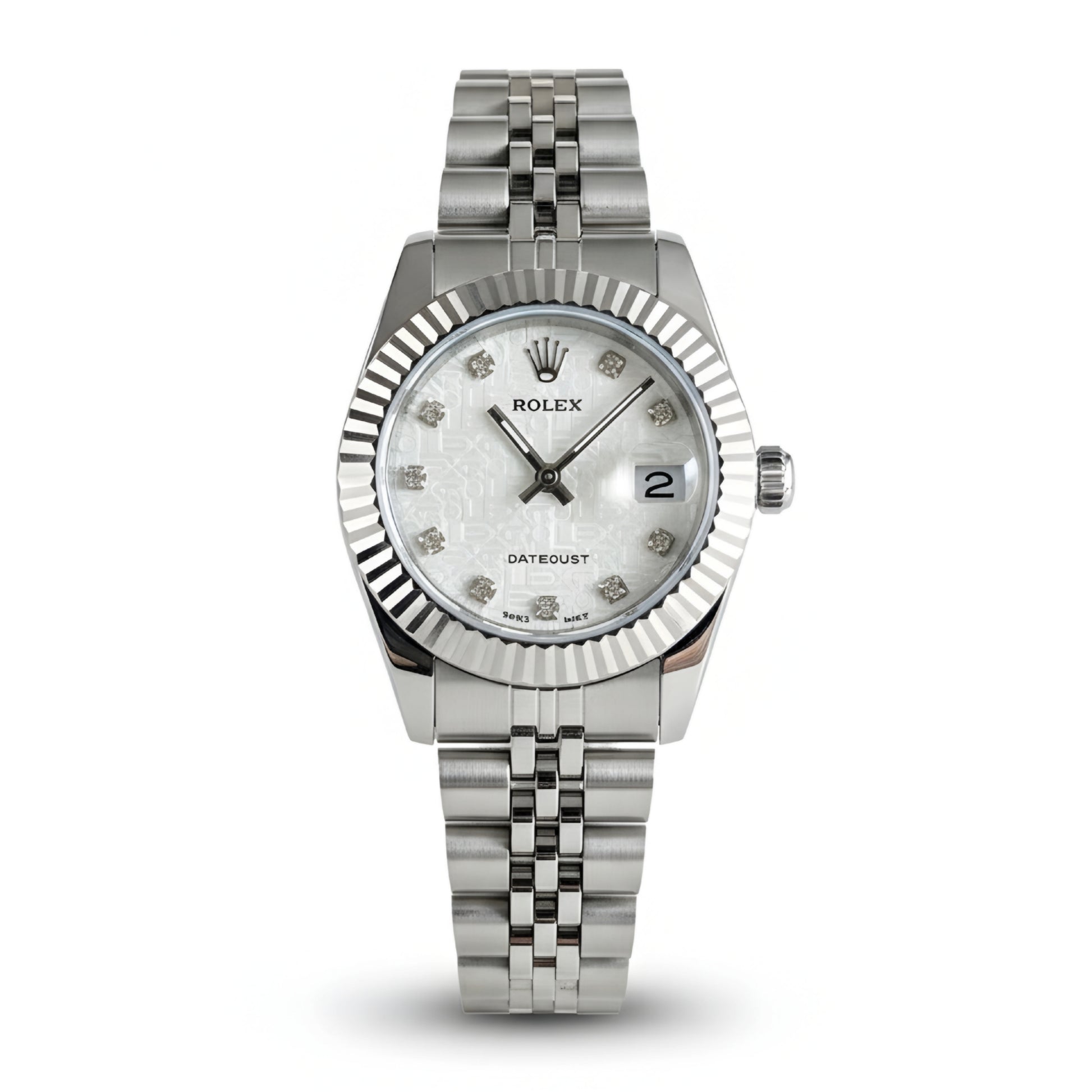 Rolex Lady-Datejust silver with white dial