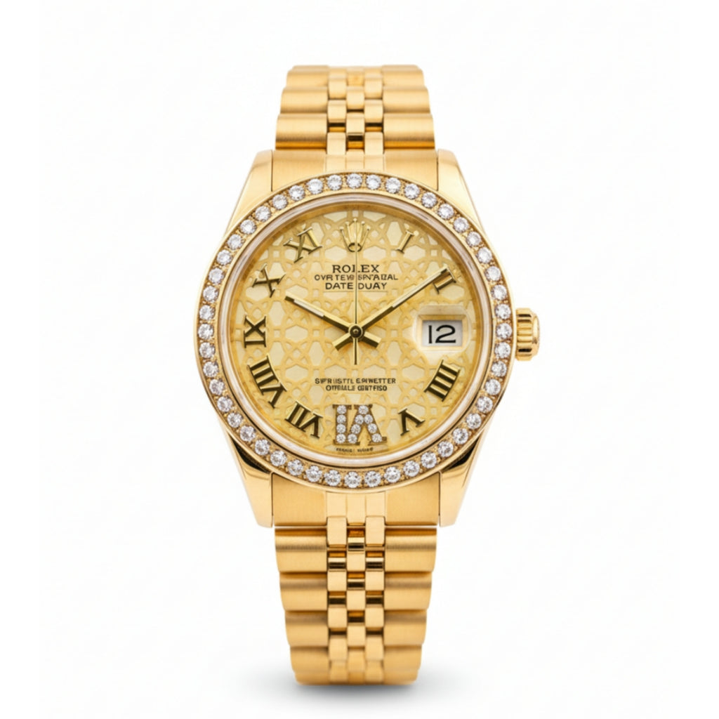 Rolex Lady-Datejust Gold with Yellow gold dial