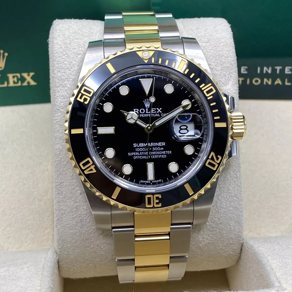 Rolex Submariner Date Black and Yellow Gold
