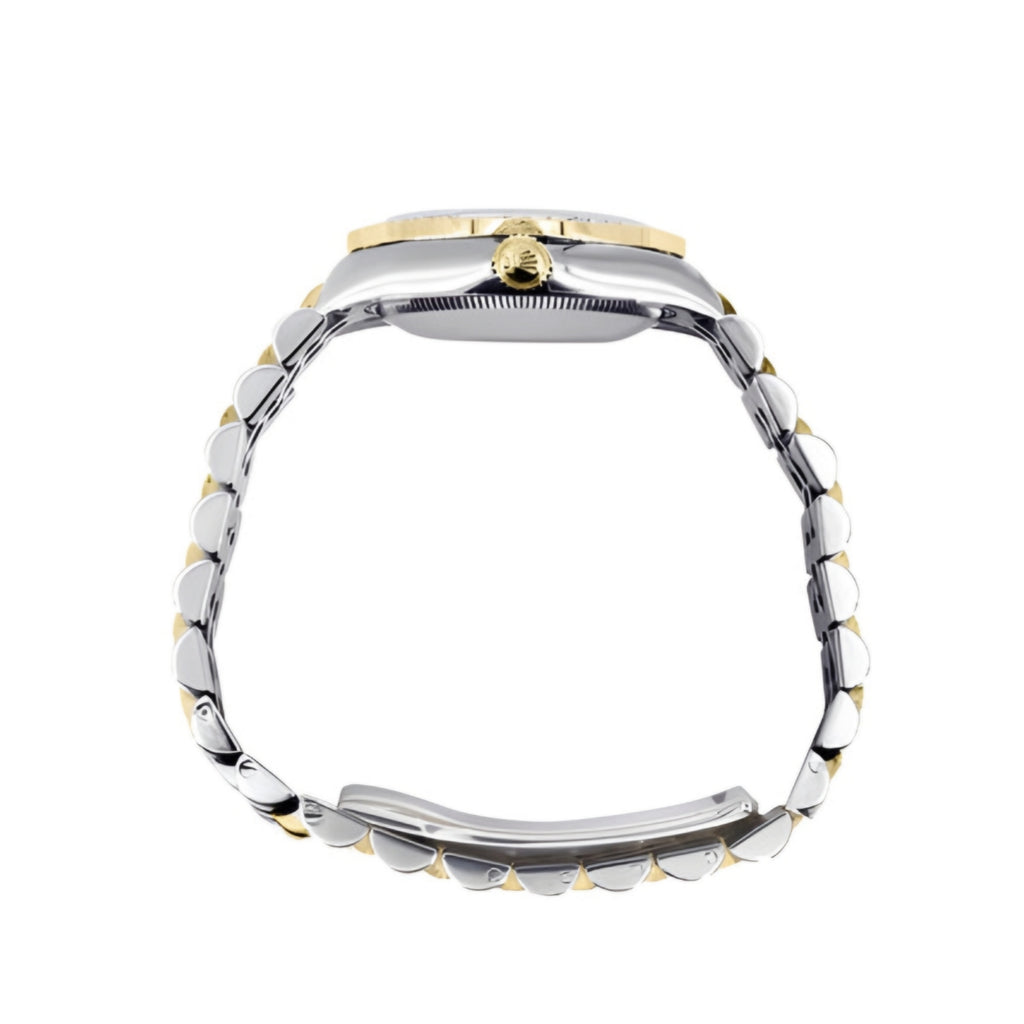 Rolex Lady-Datejust Gold, Sliver with Gray dial