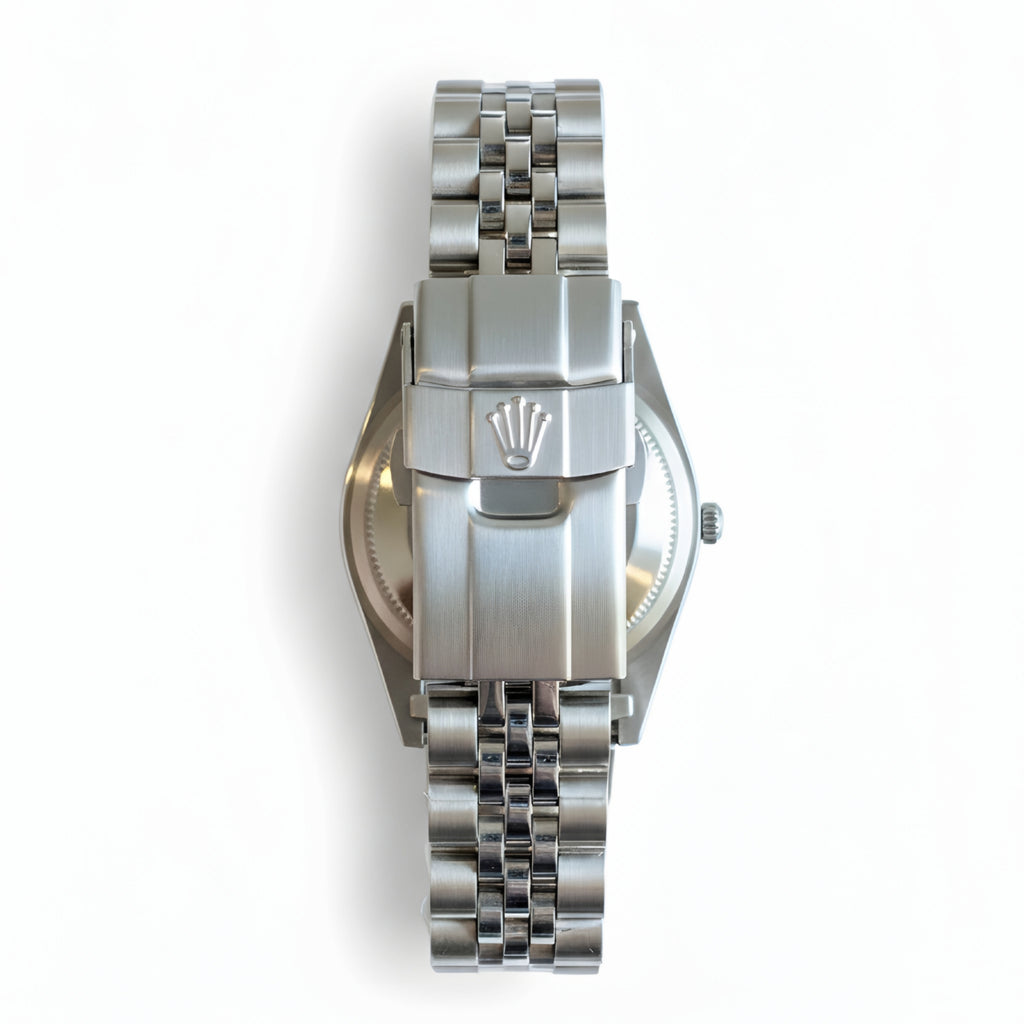 Rolex Lady-Datejust silver with Blue dial