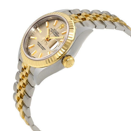 Rolex Lady-Datejust Gold, Sliver with Bronze dial