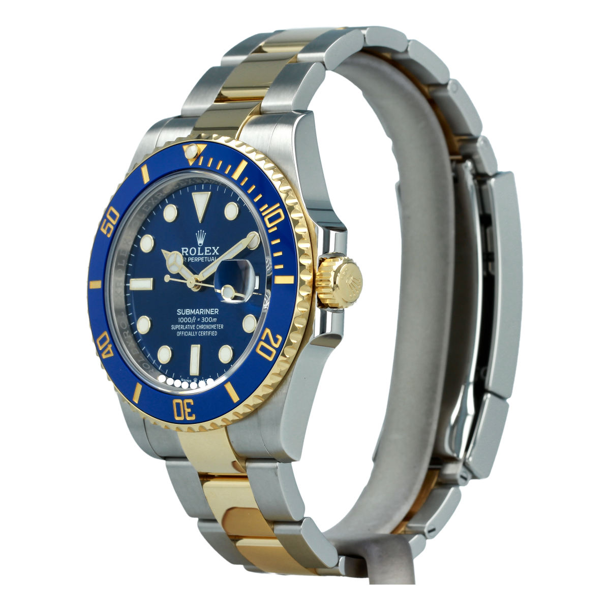 Rolex Submariner Date Blue and Yellow Gold