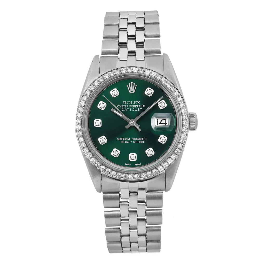 Rolex Lady-Datejust Sliver with Green dial