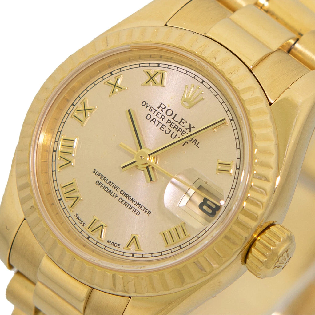 Rolex Lady-Datejust Gold with Golden dial