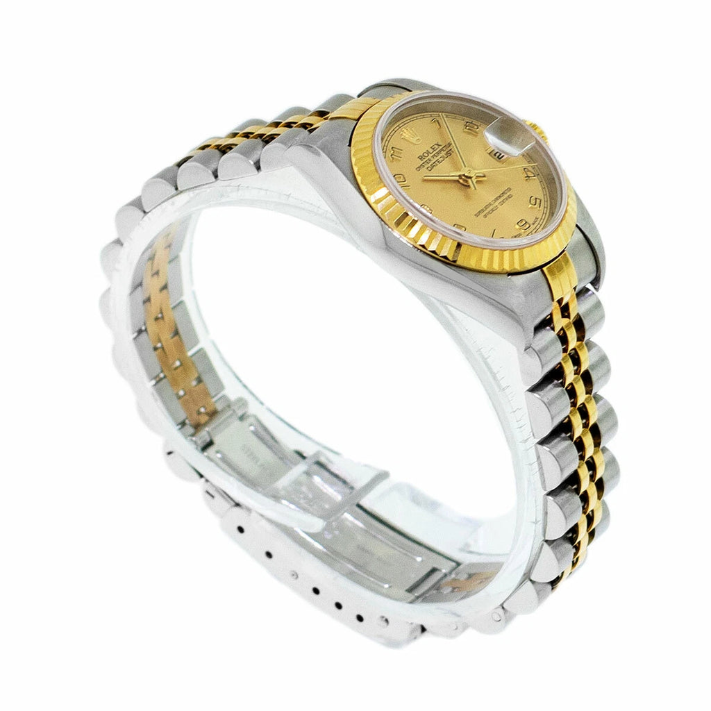 Rolex Lady-Datejust Gold, Sliver with Golden dial